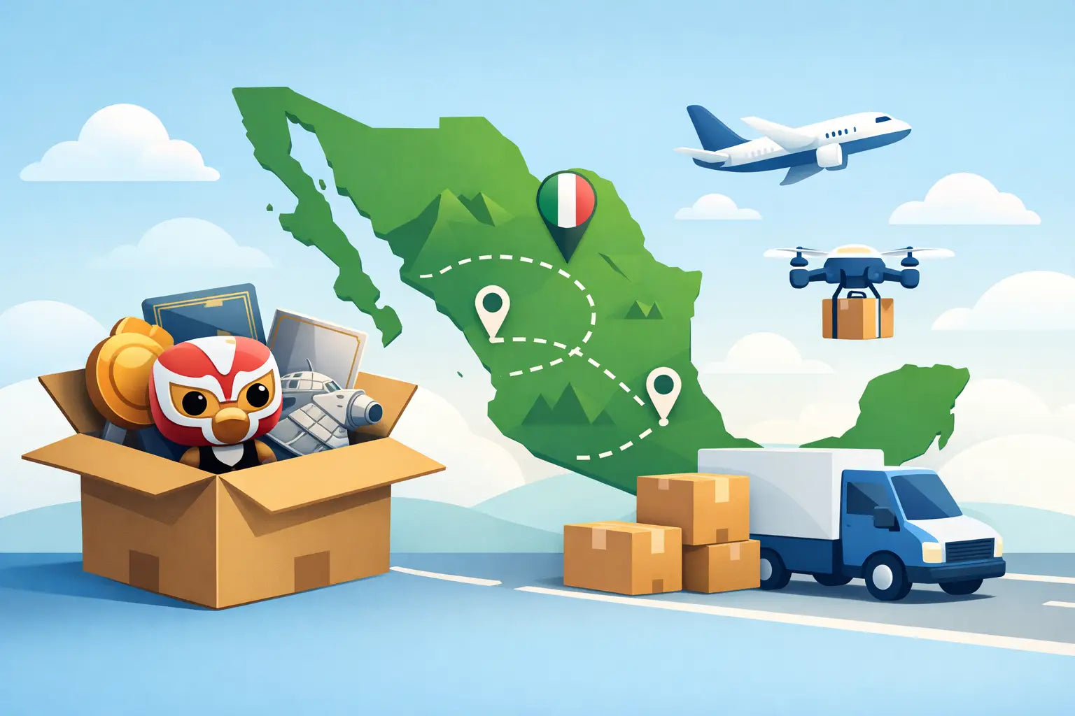 Envíos de coleccionables a todo México