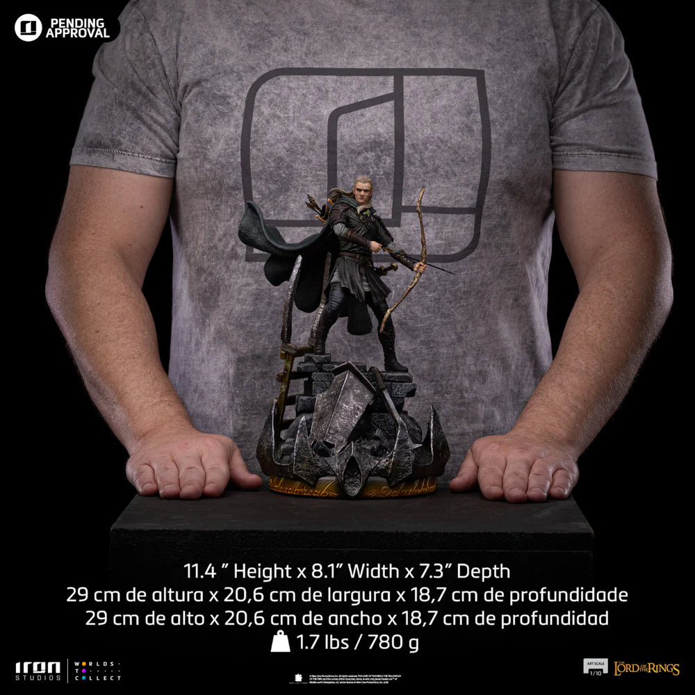 Iron Studios: The Lord Of The Rings - Legolas Unleashed Escala De Arte 1/10