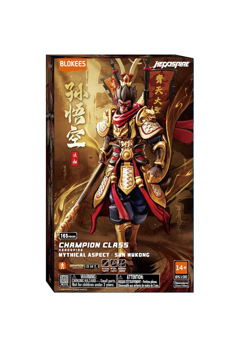 Blokees Hero Spire Champion Class: Sun Wukong Mythical Aspect
