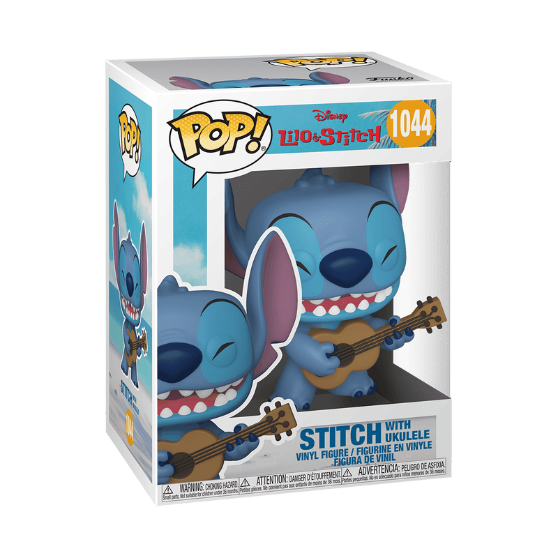 Funko Pop Disney: Lilo y Stitch - Stitch con Ukelele