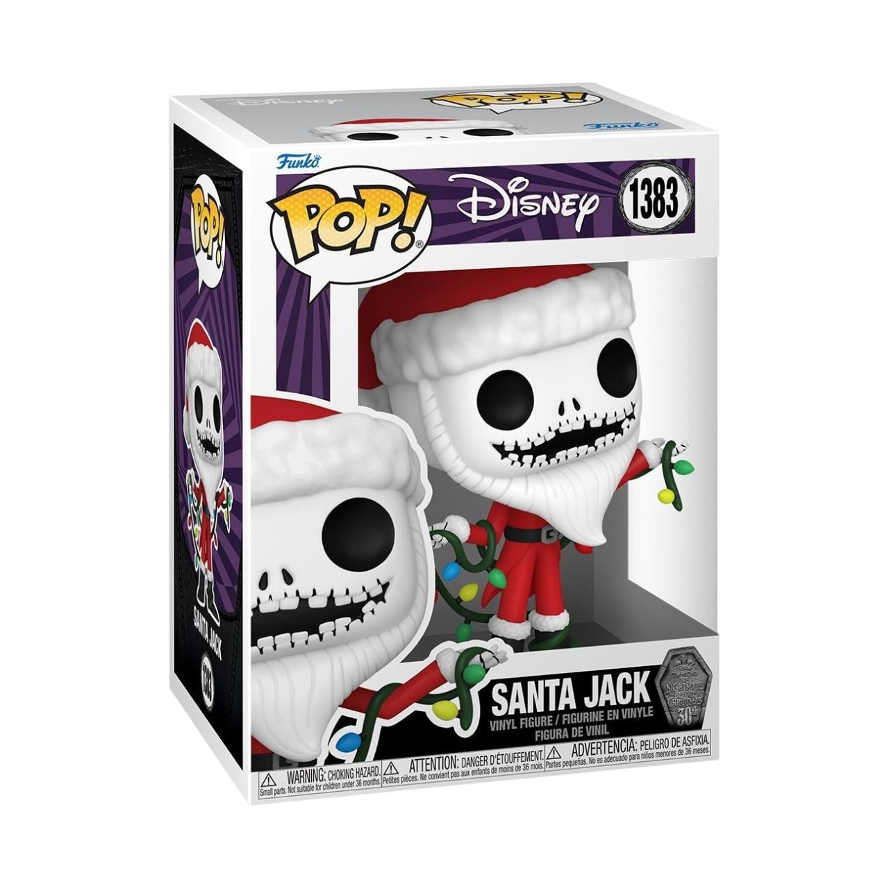 Funko Pop Disney: Mundo De Jack 30 Aniversario - Santa Jack