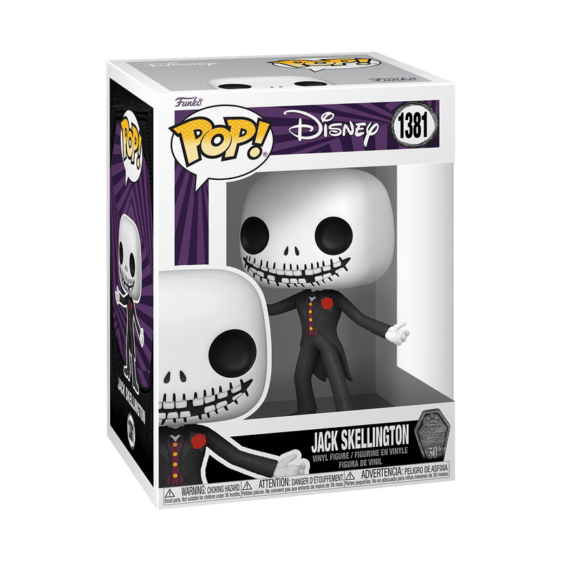 Funko Pop Disney: Mundo De Jack 30 Aniversario - Jack Con Traje Formal