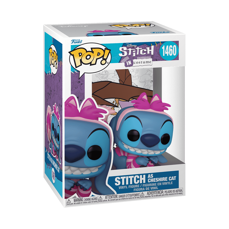 Funko Pop Disney: Stitch In Costume - Stitch Como El Gato Sonriente