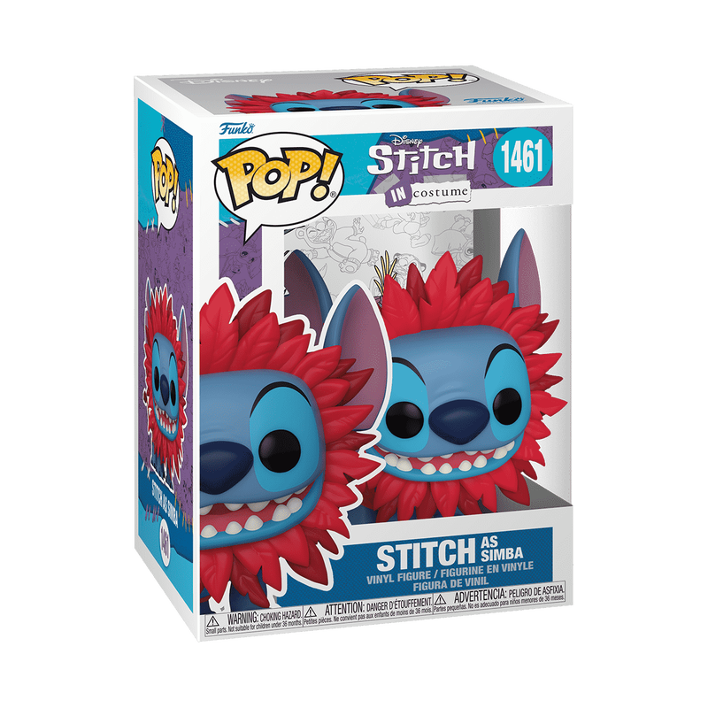 Funko Pop Disney: Stitch In Costume - Stitch Como Simba