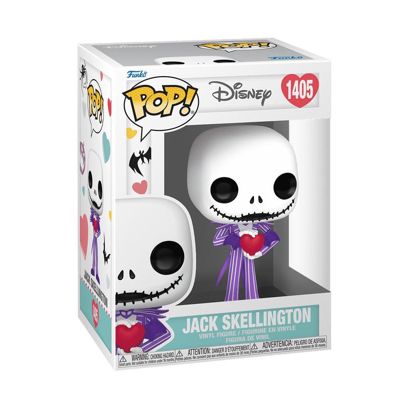 Funko Pop Disney: Disney Mundo de Jack San Valenti­n - Jack Skellington con Corazon