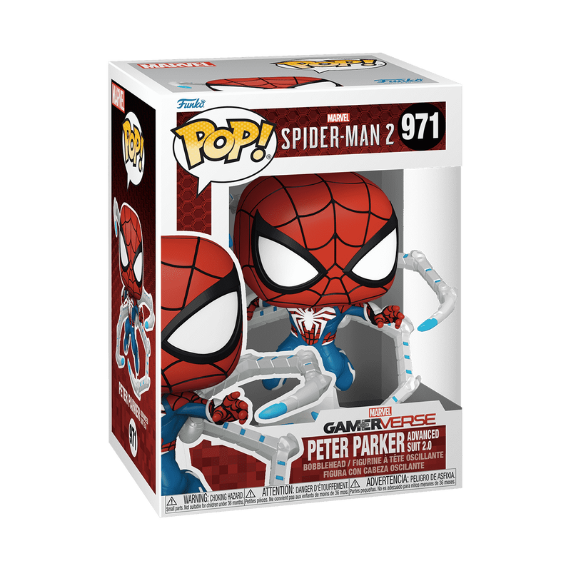 Funko Pop Marvels Spiderman 2 - Spider-Man Traje Avanzado 2.0