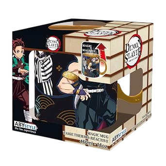 Taza De Ceramica Termocromatica: Demon Slayer - Pilares (460 ml)