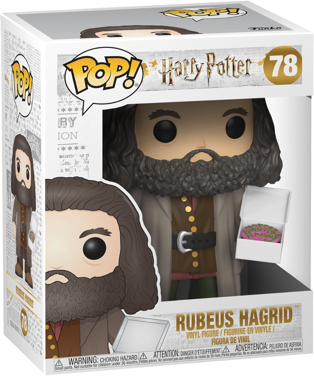 Funko Pop Super: Harry Potter - Hagrid con pastel 6 Pulgadas