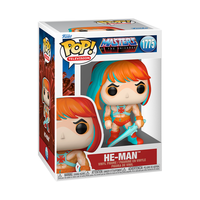 Funko Pop Animation: Los Amos Del Universo - He Man Retro Neon