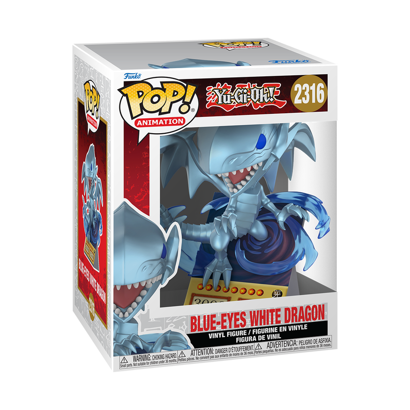 Funko Pop Premium: Yu Gi Oh - Dragon Blanco de Ojos Azules Carta