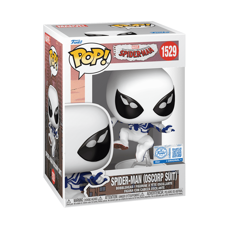 Funko Pop Marvel: Your Friendly Neighborhood Spider-Man - Spider-Man Traje Oscorp Exclusivo