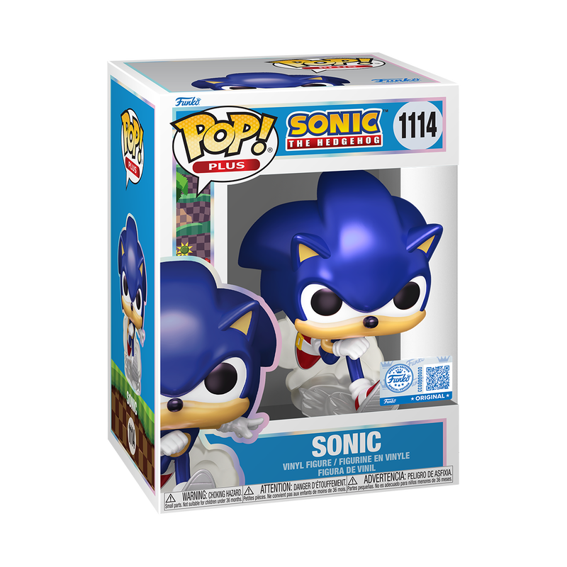 Funko Pop Plus: Sonic The Hedgehog - Sonic Perlecente Exclusivo