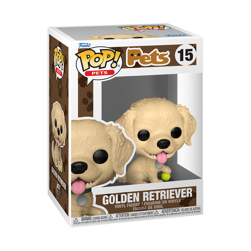 Funko Pop Pets: Macotas 3 - Golden Retriever