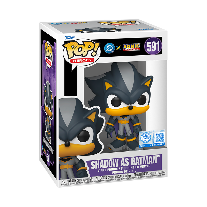 Funko Pop Heroes: Justice League & Sonic - Shadow como Batman