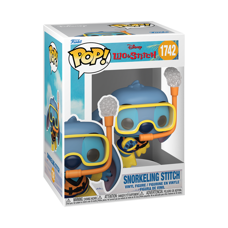 Funko Pop Disney: Lilo y Stitch - Stitch con Snorkel