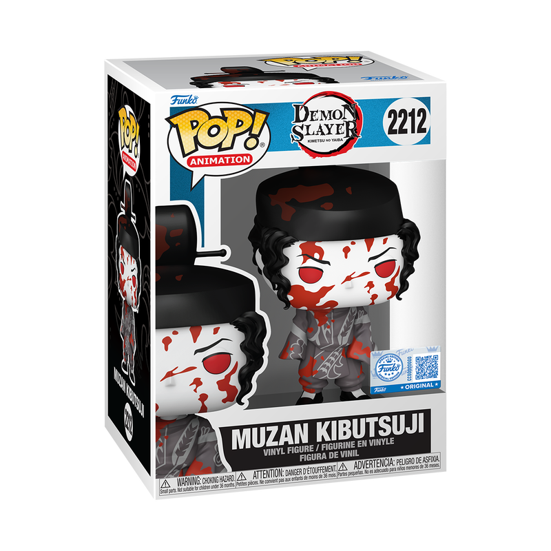 Funko Pop Animation: Demon Slayer - Muzan Sangriento Exclusivo