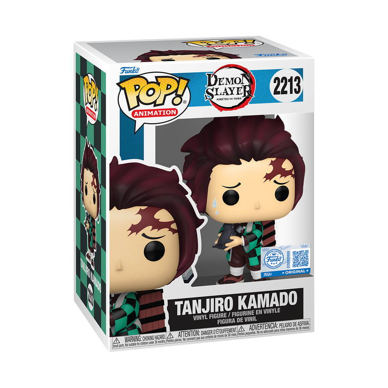 Funko Pop Animation: Demon Slayer - Tanjiro con cuervo