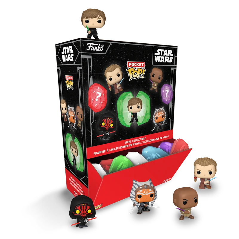 Funko Pocket Pop: Star Wars - Kyber Crystals 12 Piezas