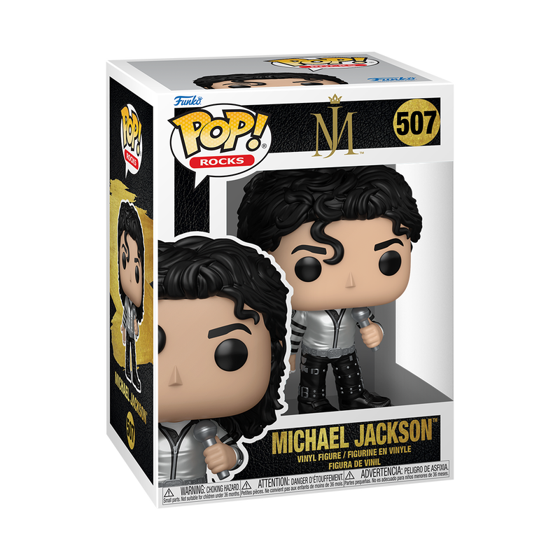 Funko Pop Rocks: Michael Jackson - Bad Tour Metálico