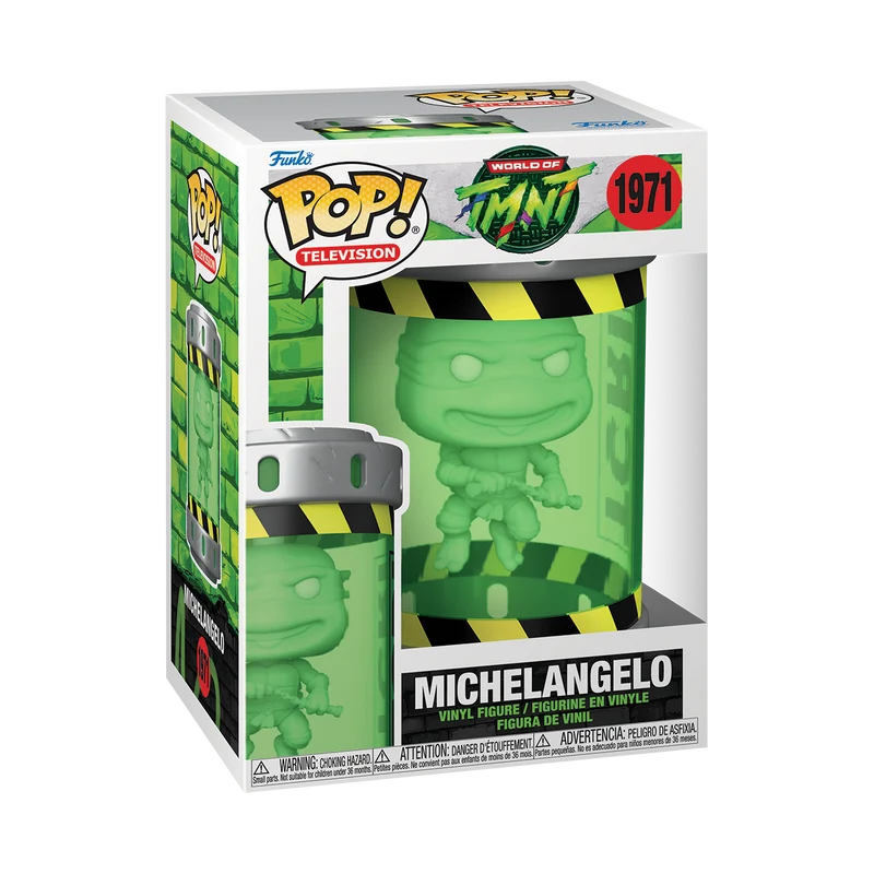 Funko Pop TV: TMNT Michelangelo (Glow)