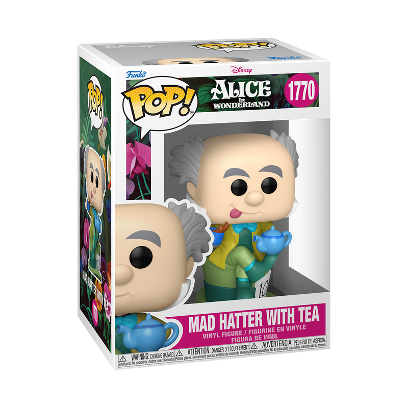 Funko Pop Disney: Alicia en el Pais de las Maravillas - Sombrerero Loco con Te