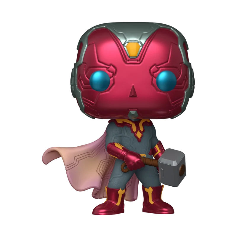 Funko Pop Marvel: The Infinity Saga - Vision con Mjolnir