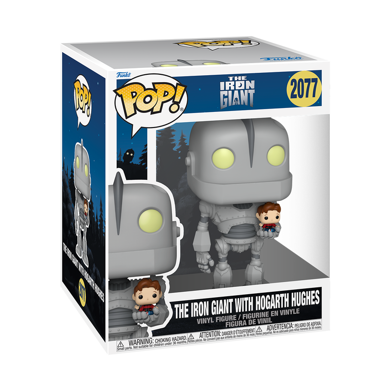 Funko Pop Super: Iron Giant - El Gigante de Hierro con Hogarth (6")