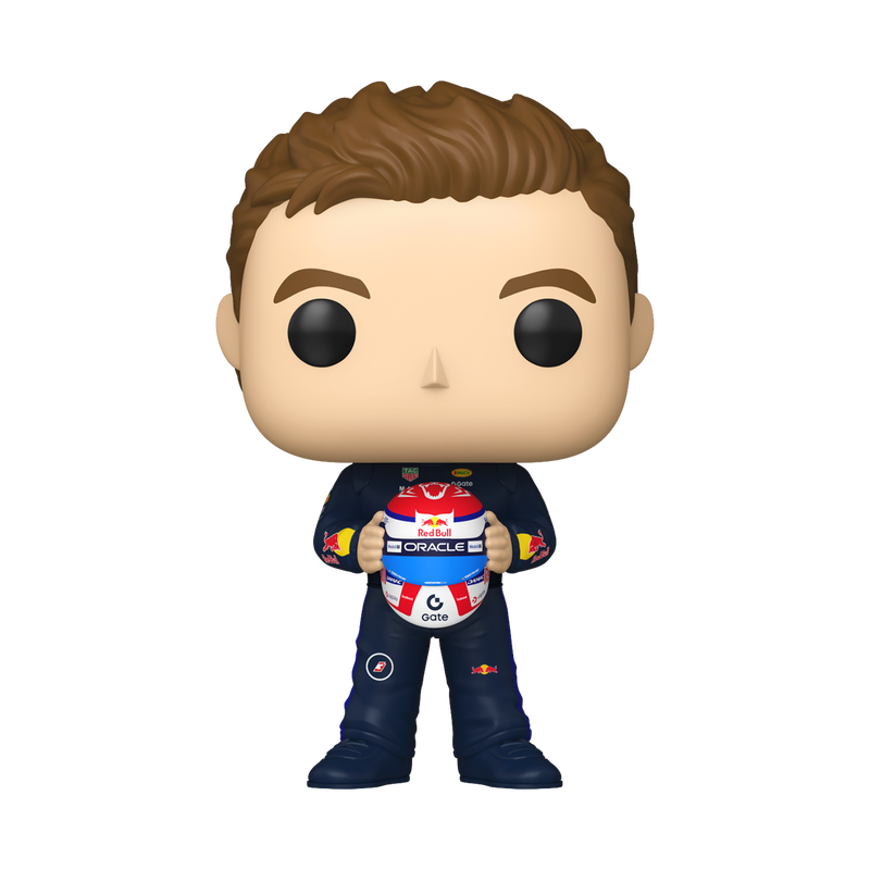 Funko Pop Racing: Red Bull - Verstappen con casco blanco