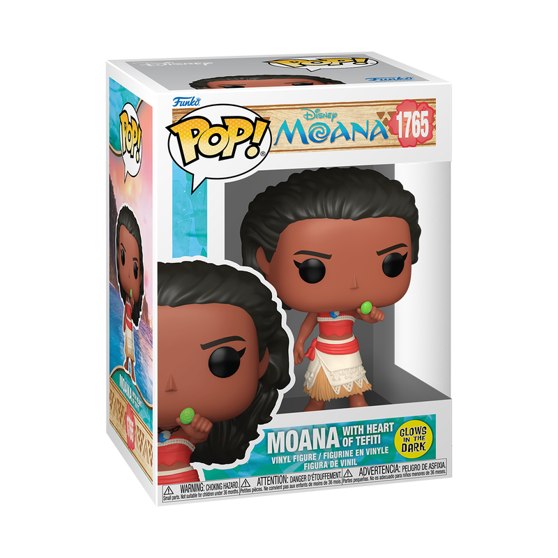 Funko Pop Disney: Moana con Corazon de Te Fiti Glow