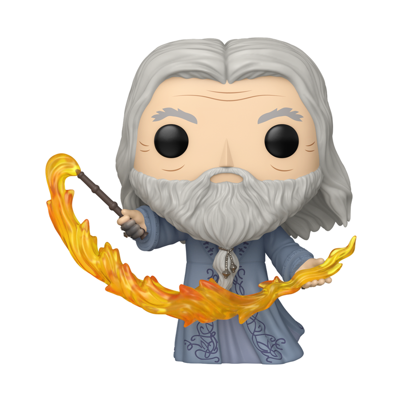 Funko Pop Movies: Harry Potter - Dumbledore con llamas (Exclusivo)