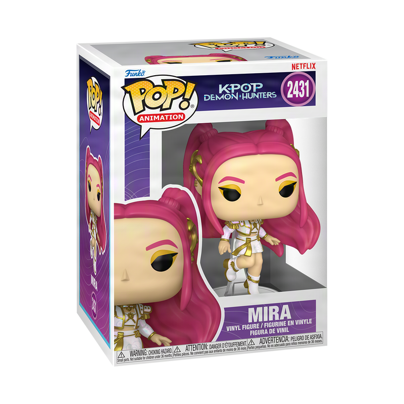 Funko Pop Animation: KPop Demon Hunters - Mira atuendo blanco