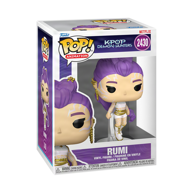 Funko Pop Animation: KPop Demon Hunters - Rumi atuendo blanco
