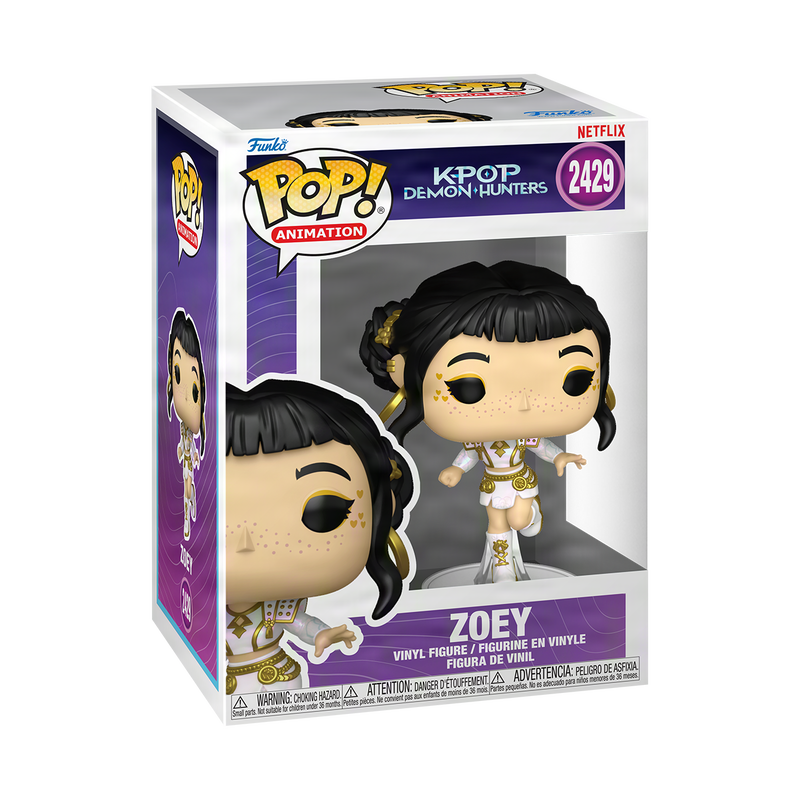 Funko Pop Animation: KPop Demon Hunters - Zoey atuendo blanco