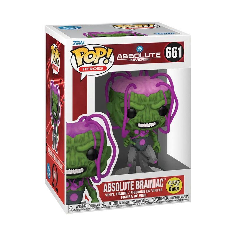 Funko Pop Heroes: DC Comics Absolute Universe - Absolute Brainiac (Glow)