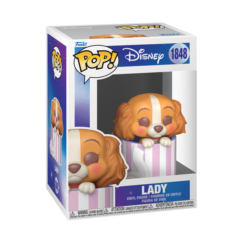 Funko Pop Disney: Disney Baby Animals - Dama en caja de sombrero