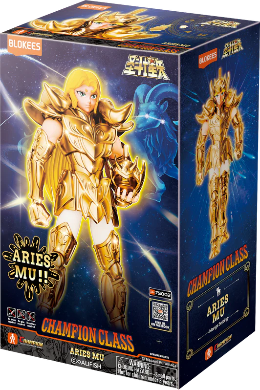 Blokees Saint Seiya Champion Class: Aries Mu Manga