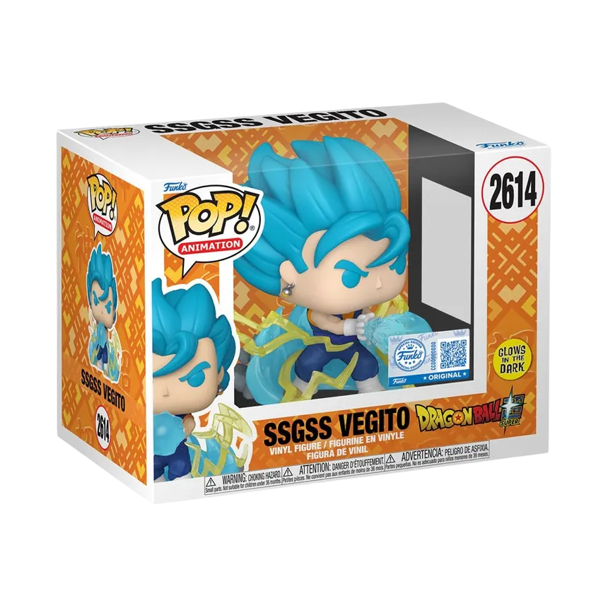 Funko Pop Premium: Dragon Ball Z - Vegito SS Blue Glow (Exclusivo)
