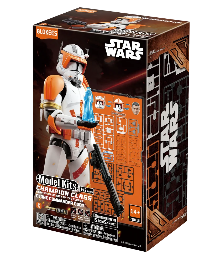 Blokees Star Wars Champion Class: Attack of the Clones - Commander Cody
