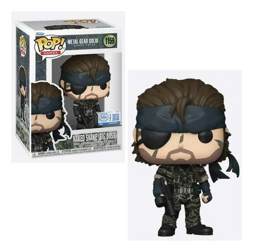 Funko Pop Games: Metal Gear Solid 3 - Naked Snake Big Boss Exclusivo