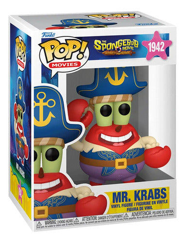 Funko Pop Movies: Bob Esponja En busca de los pantalones cuadrados - Don Cangrejo Pirata