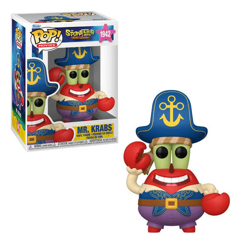Funko Pop Movies: Bob Esponja En busca de los pantalones cuadrados - Don Cangrejo Pirata
