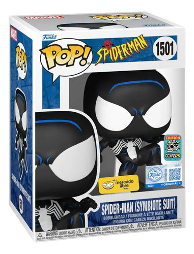 Funko Pop Marvel: Spiderman TV - Black Suit Spidey Exclusivo