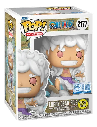 Funko Pop Animation: One Piece - Gear 5 Luffy Glow Exclusivo