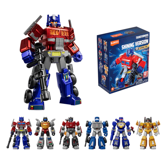 Blokees Transformers Shining Series: Shining 1985 6 in 1 (Display Completo)