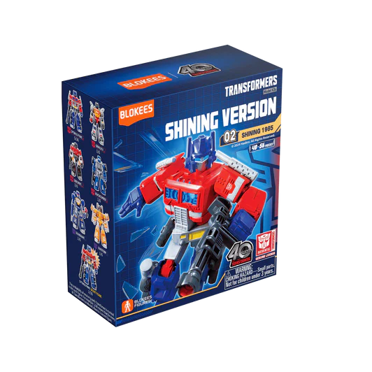 Blokees Transformers Shining Series: Shining 1985 6 in 1 (Display Completo)