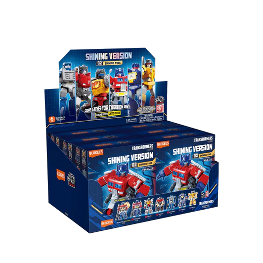 Blokees Transformers Shining Series: Shining 1985 6 in 1 (Display Completo)