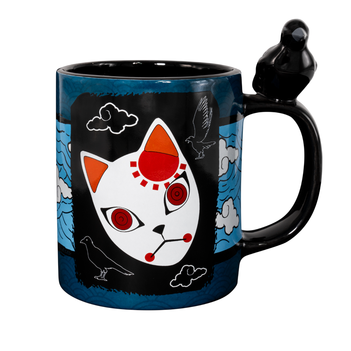 Taza 3D De Ceramica: Demon Slayer - Tanjiro Cuervo (460 ml)
