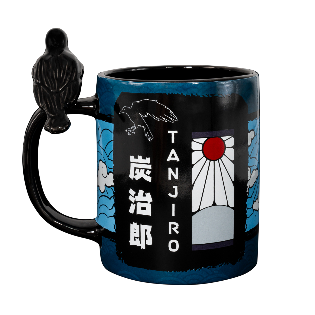 Taza 3D De Ceramica: Demon Slayer - Tanjiro Cuervo (460 ml)