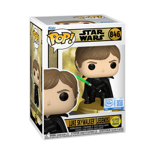 Funko Pop Star Wars: Legends - Luke Skywalker Exclusivo (Glow)
