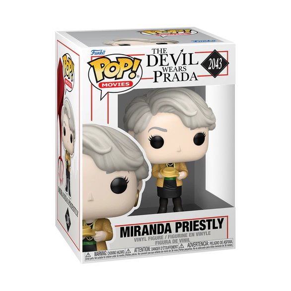 Funko Pop Movies: El Diablo viste a la moda - Miranda Priestly atuendo dorado